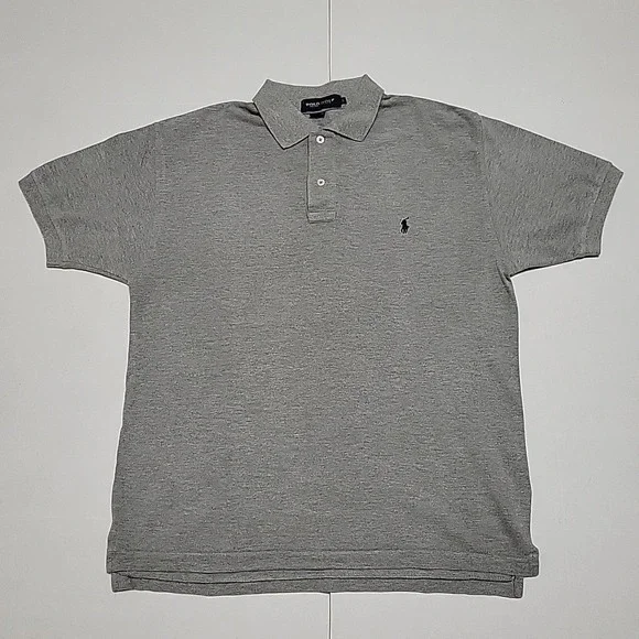 Polo Golf Ralph Lauren Collared Short Sleeve Shirt Mens Size S Gray - Picture 1 of 5